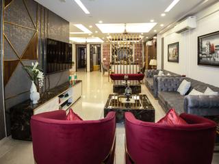DLF Phase 2,Gurgaon, INTROSPECS INTROSPECS Modern Living Room
