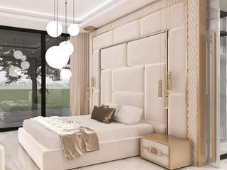 THE NEW DEFINITION OF LUXURY | Sypialnia z garderobą i łazienką, ARTDESIGN architektura wnętrz ARTDESIGN architektura wnętrz Master bedroom