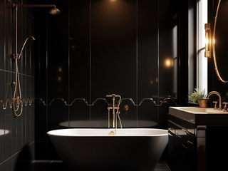 Bathroom Generated, Desirée Vaquier_homify Desirée Vaquier_homify Eclectic style bathroom