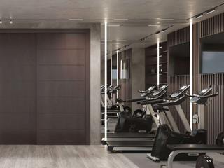 Interior Design and Fit-out for Gym and Fitness Center , Luxury Antonovich Design Luxury Antonovich Design Modern Gym