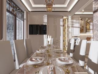 Townhouse Design with 100 m² Floor Area, Interior Designer Maria Green Interior Designer Maria Green Modern dining room