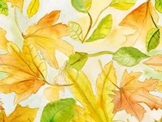 Textile Mustergestaltung Herbstlaub, ATELIER IRENE SEMELKA ATELIER IRENE SEMELKA Kırsal Oturma Odası