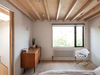 Copeland Road Gresford Architects Terrace house Furniture, Property, Building, Table, Window, Comfort, Plant, Wood, Cabinetry, Interior design