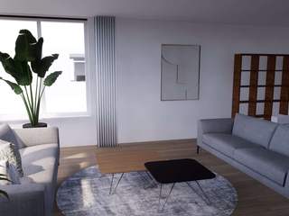 Interieurontwerp vrijstaande woning Assen, AP-Interieurarchitect AP-Interieurarchitect Modern living room