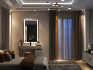 3Bhk Flat Design , RV Dezigns RV Dezigns Master bedroom