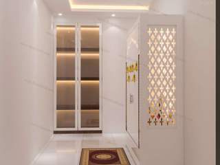 Beautiful and luxuries pooja room with corian material, The Artwill Interior The Artwill Interior Otros espacios