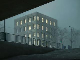 Exterior Visualization: Office Building in Berlin, Render Vision Render Vision Other spaces