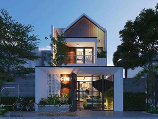 15 mẫu thiết kế nhà 1 trệt 1 lầu 6x20m đẹp ấn tượng nhất, NEOHouse NEOHouse Casas unifamiliares