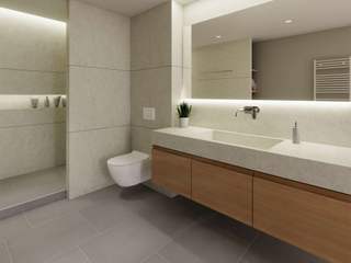 Bad Design Quarzit, SW retail + interior Design SW retail + interior Design Ванная комната в стиле минимализм