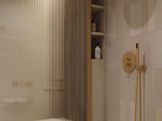 Минималистичный сан.узел, DesignNika DesignNika Ванная комната в стиле минимализм