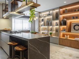 Apartamento 110m² Brooklin - SP, Juliana Dias Arquitetura Juliana Dias Arquitetura Apartment