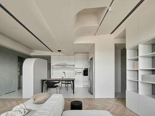 駐足, 寓子設計 寓子設計 Scandinavian style living room