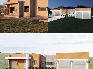 Proyecto La Huella, Estudio Carmesí. Diseño y Decoración de Interiores Estudio Carmesí. Diseño y Decoración de Interiores Detached home