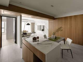 新竹東城100 林宅, 築室室內設計 築室室內設計 Salones de estilo moderno