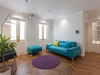 파리의 아파트 그리고 휴식을 위한 공간, 디자인투플라이 디자인투플라이 غرفة المعيشة