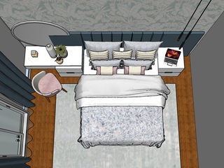 3D project _ Quarto perfeito numa casa de sonho, Oloft Oloft Phòng ngủ chính