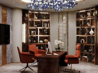 Setting the Standard for Luxury: Antonovich Group's Office Interior Design & Furniture Solutions, Luxury Antonovich Design Luxury Antonovich Design Modern Study Room and Home Office