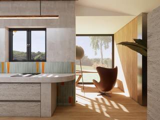 Smart Renovation homify Modern Living Room Property, Building, Furniture, Shade, Wood, Interior design, Architecture, Comfort, Flooring, Floor