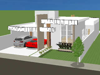 Residência A & S, Sheila Cyrne Arquitetura Sheila Cyrne Arquitetura Single family home
