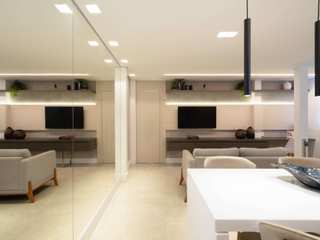 Sala e cozinha integrados , Thanize.Dcor Thanize.Dcor Living room