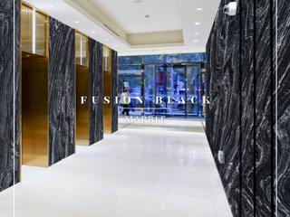 Fusion Black Marble, Fade Marble & Travertine Fade Marble & Travertine Modern walls & floors