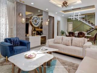 Home Interior of Dr. Manas Tripathy & Family, DLIFE Home Interiors DLIFE Home Interiors Mais espaços