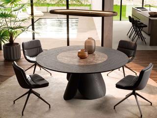 Exklusives Design Esszimmer mit besonderem Esstisch, Livarea Livarea Minimalist dining room