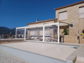 PERGO' LA PERGOLA FACILE E VELOCE DA MONTARE, LASP LASP minimalist style balcony, porch & terrace