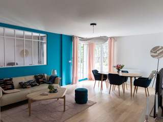 Rénovation d'un appartement de 110 m² à Suresnes, Nuance d'intérieur Nuance d'intérieur ห้องอื่นๆ