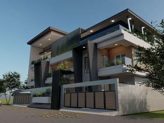 A & A Residency, Cfolios Design And Construction Solutions Pvt Ltd Cfolios Design And Construction Solutions Pvt Ltd Bungalow