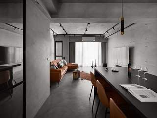 頭份嘉銳太隱 溫宅, 築室室內設計 築室室內設計 Salones de estilo moderno
