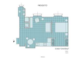 Casa "Chàteaux", Milano, HBstudio HBstudio Kleine huizen