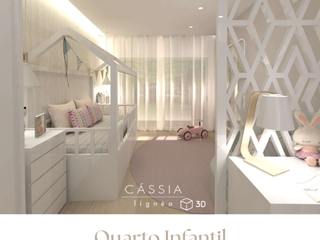 Suite |Projeto 3D, Cássia Lignéa Cássia Lignéa Master bedroom