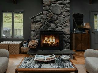 EA20250813-23926 Press profile homify Asian style dressing room Furniture, Interior design, Wood, Hearth, Living room, Flooring, Floor, Fire, Lighting, Room