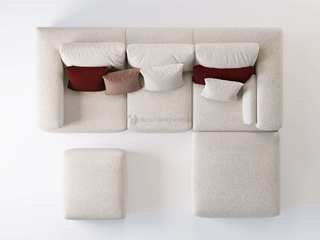 Sofá Chaise Longue Lumiere, Decordesign Interiores Decordesign Interiores Livings de estilo moderno