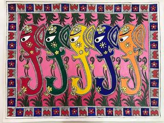 Avail “ELEPHANT GOD” Traditional Painting by Sonal Jain, Indian Art Ideas Indian Art Ideas Mais espaços