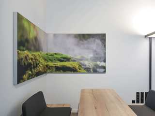 Akustik und Kunst in Perfektion, freiraum Akustik freiraum Akustik Modern Study Room and Home Office