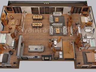 Revolutionize Your Home Design Experience with 3D Architectural Animation in Charlotte, Yantram Animation Studio Corporation Yantram Animation Studio Corporation Bungalow