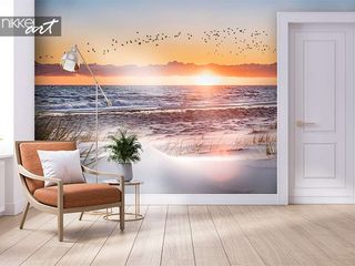 Top 11 strand fotobehang - ideeën en inspiratie, Nikkel Art Nikkel Art Tropical style living room