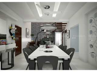 Best Dinning room interiors, Monnaie Architects & Interiors Monnaie Architects & Interiors Comedores de estilo moderno