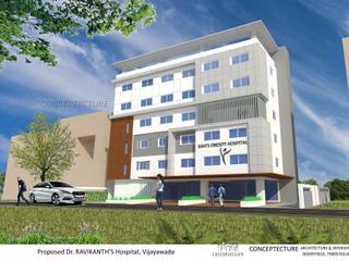 Hospital Building at Vijayawada, CONCEPTECTURE- architecture & interiors CONCEPTECTURE- architecture & interiors Villa