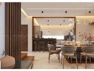 Stunning Diningroom Interior Design, Monnaie Architects & Interiors Monnaie Architects & Interiors Moderne Esszimmer