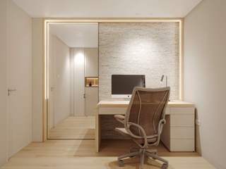 Home Office, ByOriginal ByOriginal Phòng học/văn phòng phong cách hiện đại