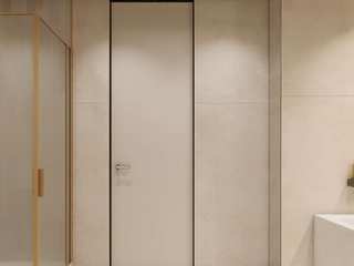 Минималистичный сан.узел, DesignNika DesignNika Ванная комната в стиле минимализм