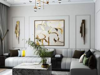 Bahçeşehir _ Oturma odası tasarımı, 50GR Mimarlık 50GR Mimarlık Modern living room