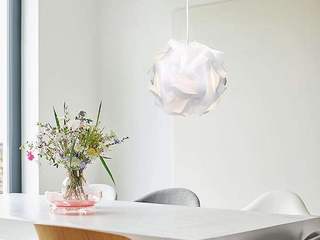 Pantalla Lámpara puzzle DIY Press profile homify Other spaces Mesa, Planta, Flor, Muebles, Producto, Florero, Vajilla, Diseño de interiores, Encendiendo, Planta de casa