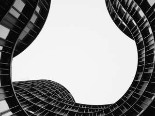 EA20251113-24108 Press profile homify Study/office White, Monochrome photography, Black, Black and white, Monochrome, Silver, Symmetry, Spiral, Design, Pattern