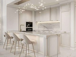 Elegance Illuminated in Luxurious Dining Room Design, Luxury Antonovich Design Luxury Antonovich Design Modern Dining Room