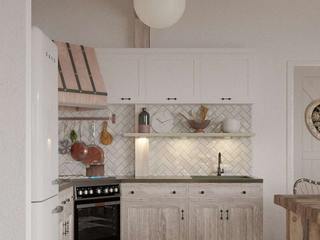 Kitchen Design Glancing EYE - Modelado y diseño 3D Small kitchens