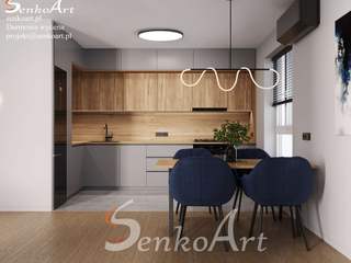 IKEA Kitchen Design, Senkoart Design Senkoart Design Küchenzeile Grau